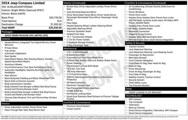 2024 Jeep Compass Limited 4x4