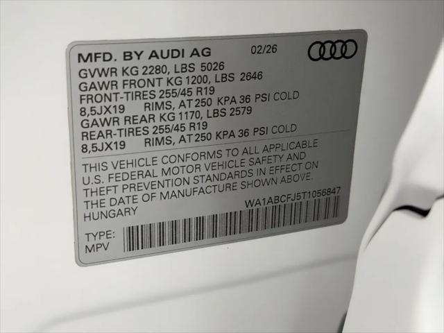 2026 Audi Q3 TFSI quattro S tronic