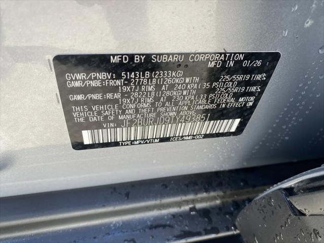 2026 Subaru Outback Touring XT