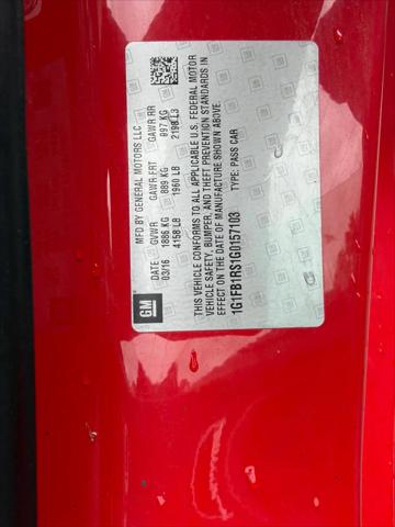 2016 Chevrolet Camaro 1LT