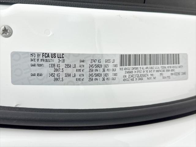 2018 Chrysler Pacifica Touring Plus