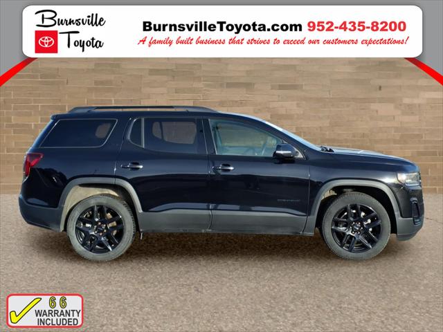 Used 2021 GMC Acadia SLT with VIN 1GKKNULS2MZ164936 for sale in Burnsville, Minnesota
