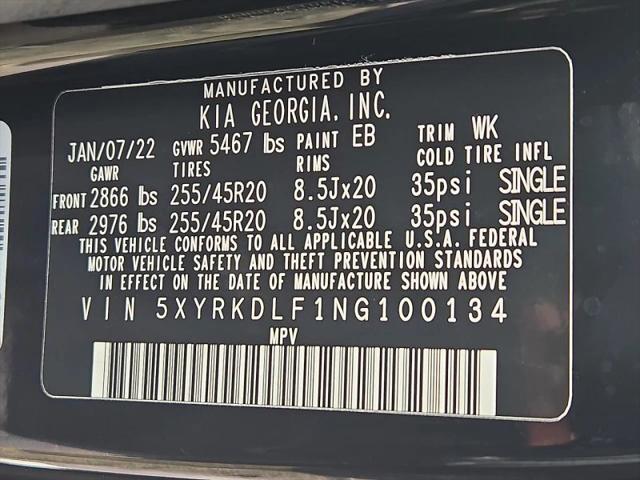 2022 Kia Sorento SX