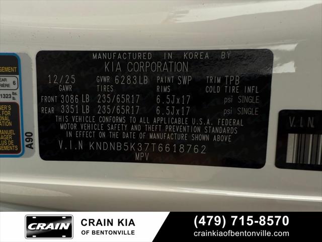 2026 Kia Carnival MPV LXS
