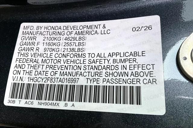 2026 Honda Accord Sedan Touring
