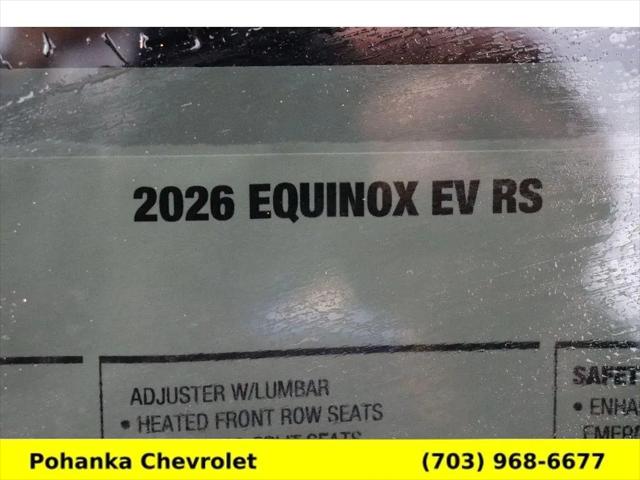2026 Chevrolet Equinox RS, FWD