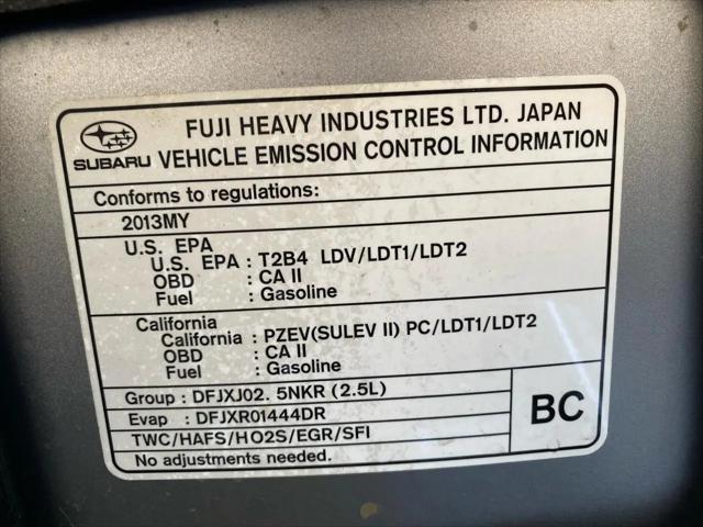 2013 Subaru Outback 2.5i Limited