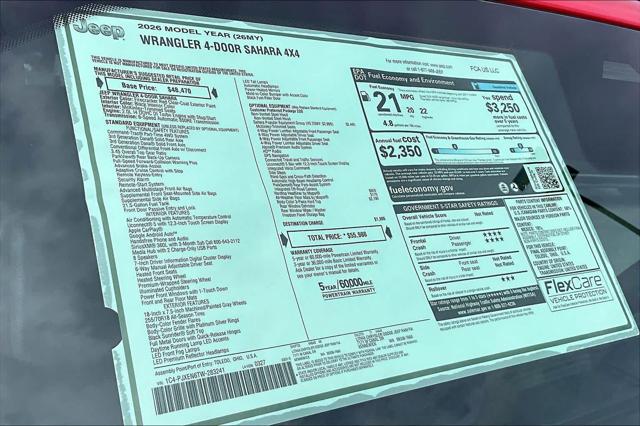2026 Jeep Wrangler 4-Door Sahara 4x4