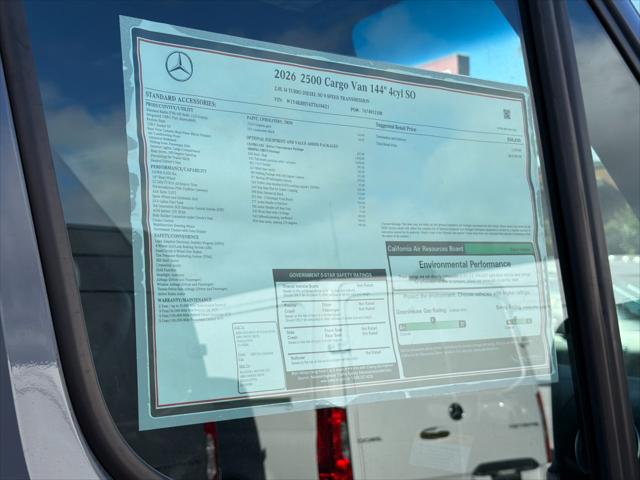 2026 Mercedes-Benz Sprinter 2500 Standard Roof 4-Cyl Diesel