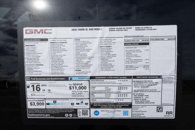 2026 GMC Yukon XL 4WD Denali
