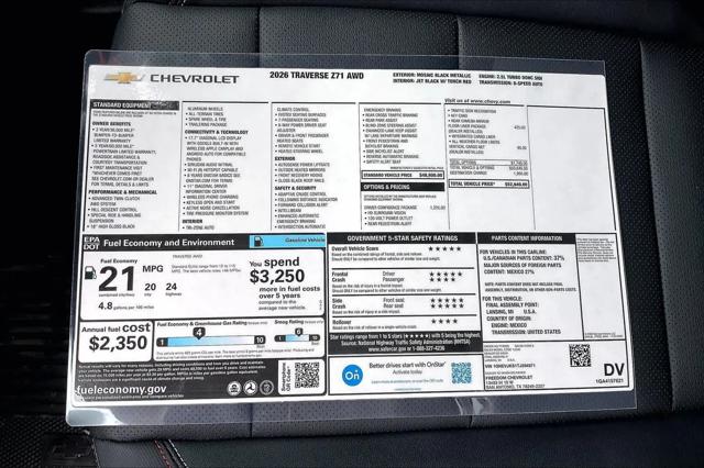 2026 Chevrolet Traverse AWD Z71