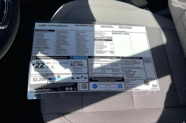 2026 Chevrolet Traverse FWD LT
