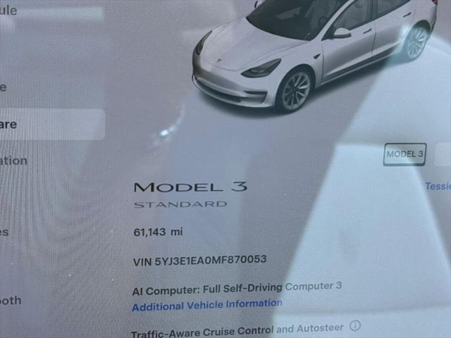 2021 Tesla Model 3 Standard Range Plus Rear-Wheel Drive