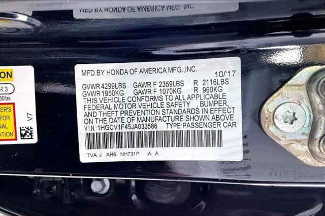 2018 Honda Accord EX