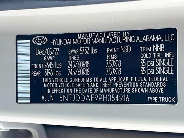 2023 Hyundai Santa Cruz SEL Premium