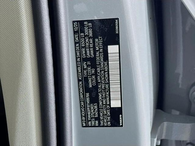 2026 Volvo XC90 Plug-In Hybrid Ultra, T8 AWD, Electric/Gasoline, Bright, 7 Seats