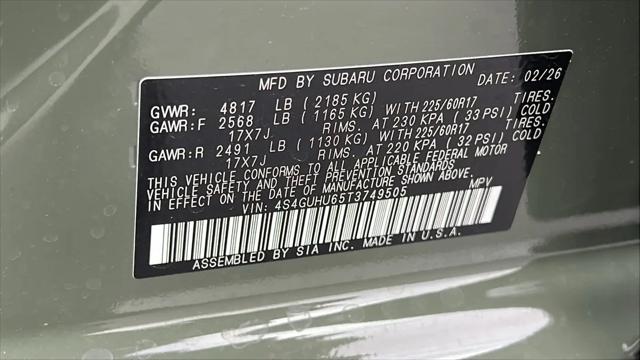 2026 Subaru Crosstrek Wilderness