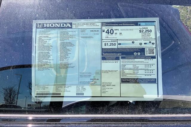 2026 Honda CR-V Hybrid 2WD Sport-L