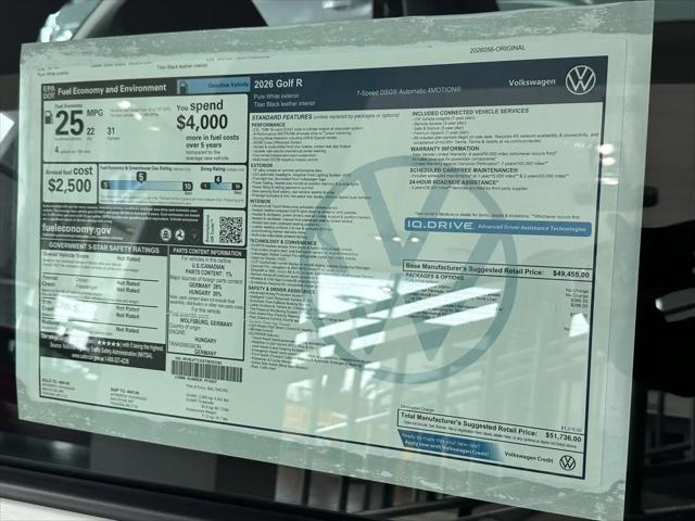 2026 Volkswagen Golf R Base