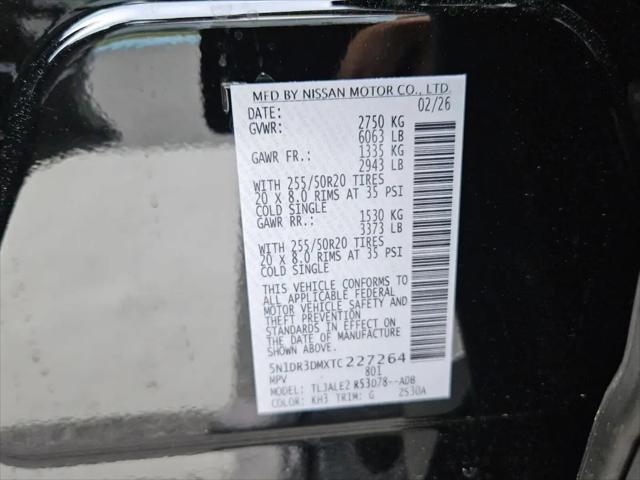 2026 Nissan Pathfinder Platinum