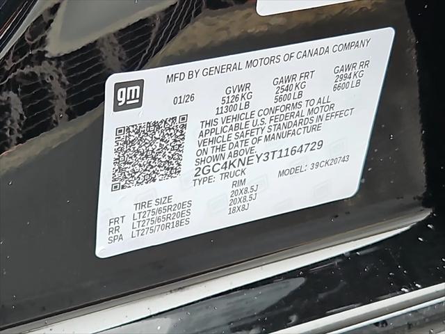 2026 Chevrolet Silverado 2500HD Crew Cab, Standard Bed, LT, 4WD