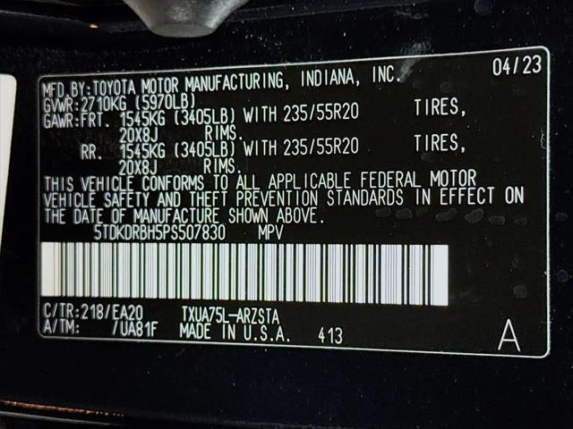 2023 Toyota Highlander XSE