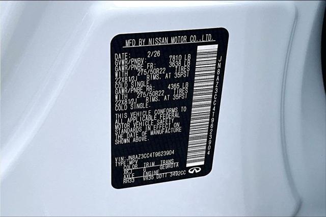 2026 INFINITI QX80 AUTOGRAPH AWD