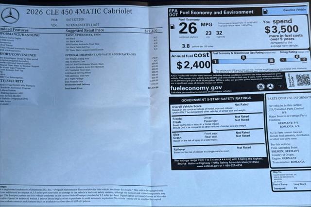 2026 Mercedes-Benz CL 4MATIC