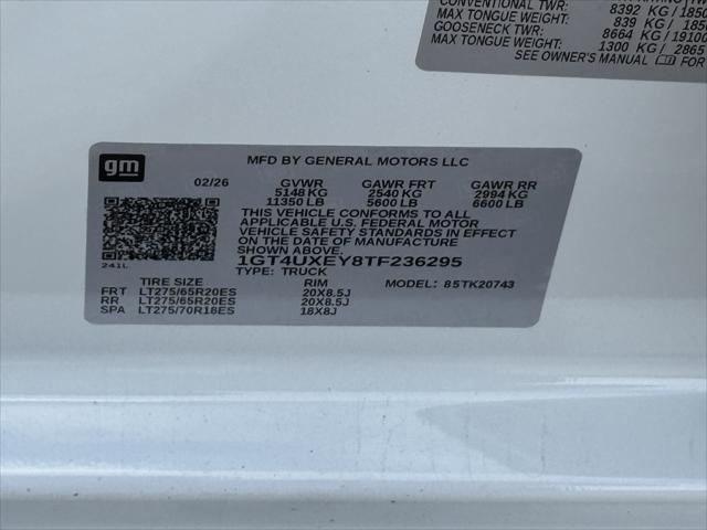 2026 GMC Sierra 2500HD Crew Cab, Standard Bed, Denali Ultimate, 4WD