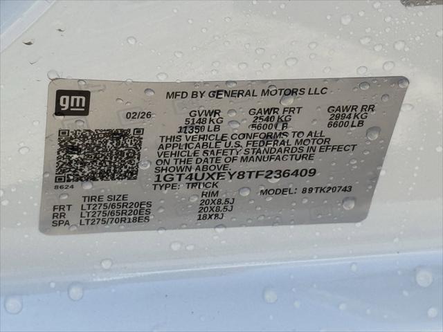 2026 GMC Sierra 2500HD Crew Cab, Standard Bed, Denali Ultimate, 4WD