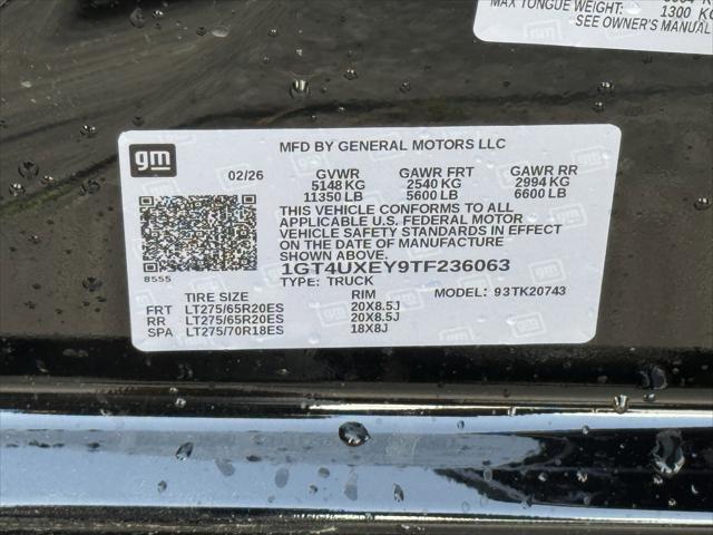 2026 GMC Sierra 2500HD Crew Cab, Standard Bed, Denali Ultimate, 4WD