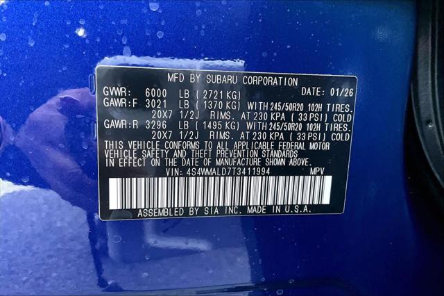 2026 Subaru Ascent Onyx Edition Touring