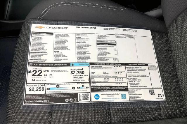 2026 Chevrolet Traverse FWD LT