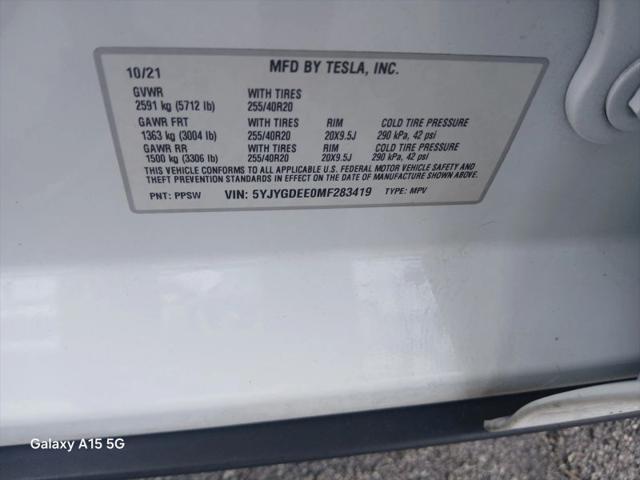2021 Tesla Model Y Long Range Dual Motor All-Wheel Drive