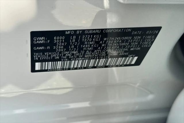2026 Subaru Ascent Limited 7-Passenger