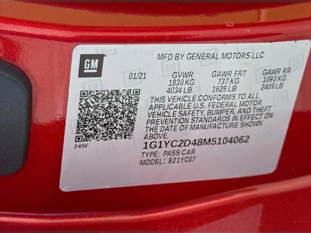 2021 Chevrolet Corvette Stingray RWD Coupe 3LT