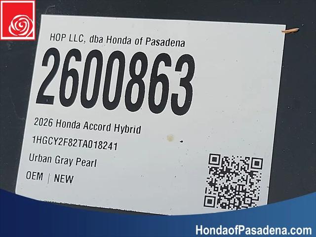 2026 Honda Accord Sedan Touring