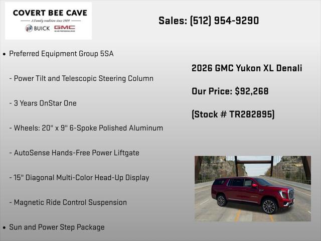 2026 GMC Yukon XL 4WD Denali