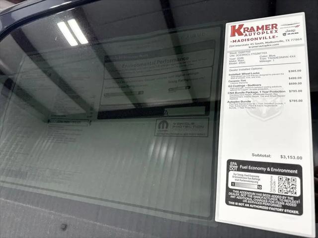 2026 Ram 2500 Tradesman Crew Cab 4x4 6'4" Box