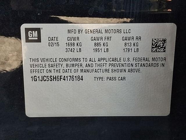 2015 Chevrolet Sonic LT Auto