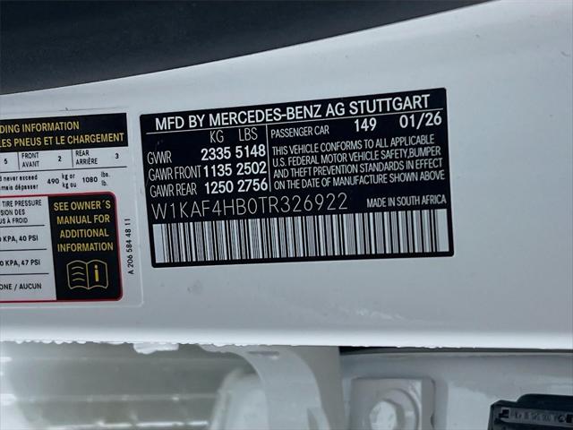 2026 Mercedes-Benz C-CLASS C 300 C 300