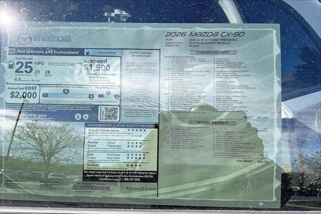2026 Mazda X-90 3.3 Turbo Preferred