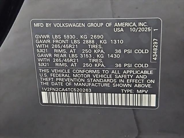 2026 Volkswagen Atlas SEL Premium R-Line