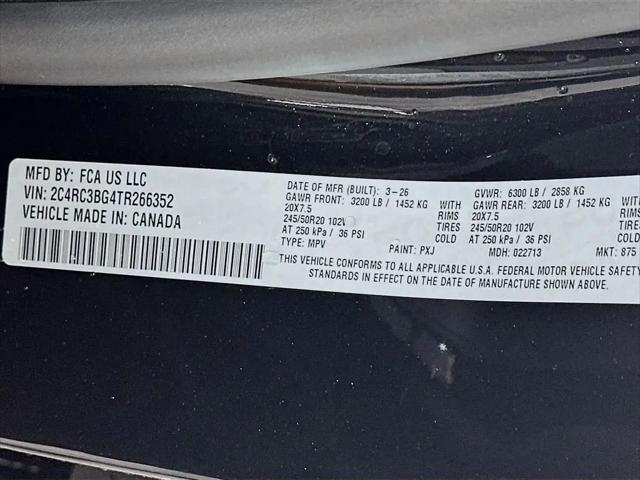 2026 Chrysler Pacifica Select AWD