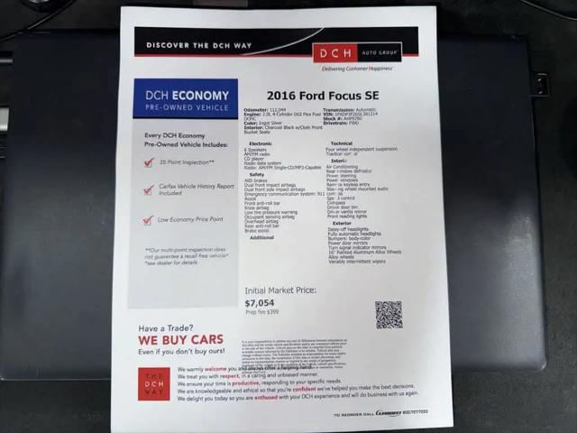 2016 Ford Focus SE