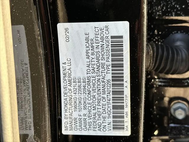 2026 Honda Accord Sedan SE