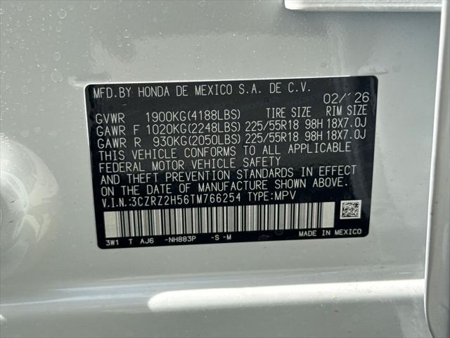 2026 Honda HR-V AWD Sport