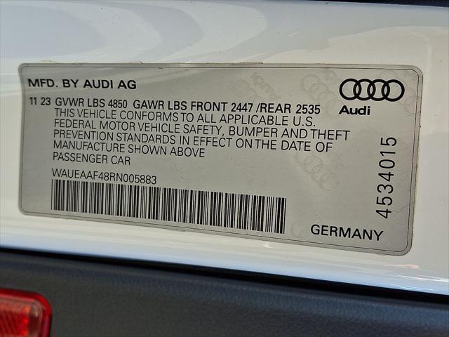 2024 Audi A4 Premium Plus 45 TFSI S line quattro S tronic