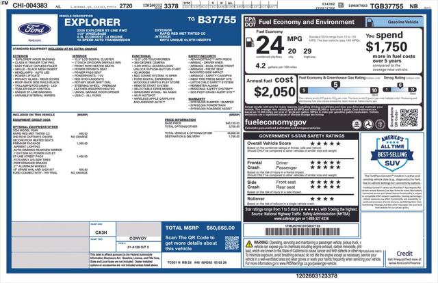 New 2026 Ford Explorer ST-Line For Sale in Muscle Shoals, AL
