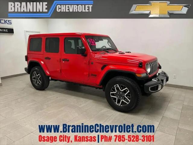 2025 Jeep Wrangler 4-Door Sahara 4x4 for sale in Osage City, KS